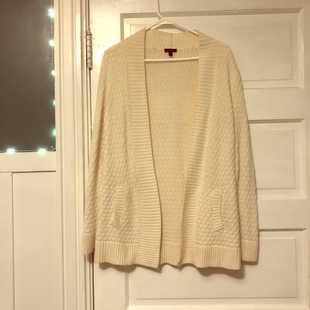 Cute White Cardigan